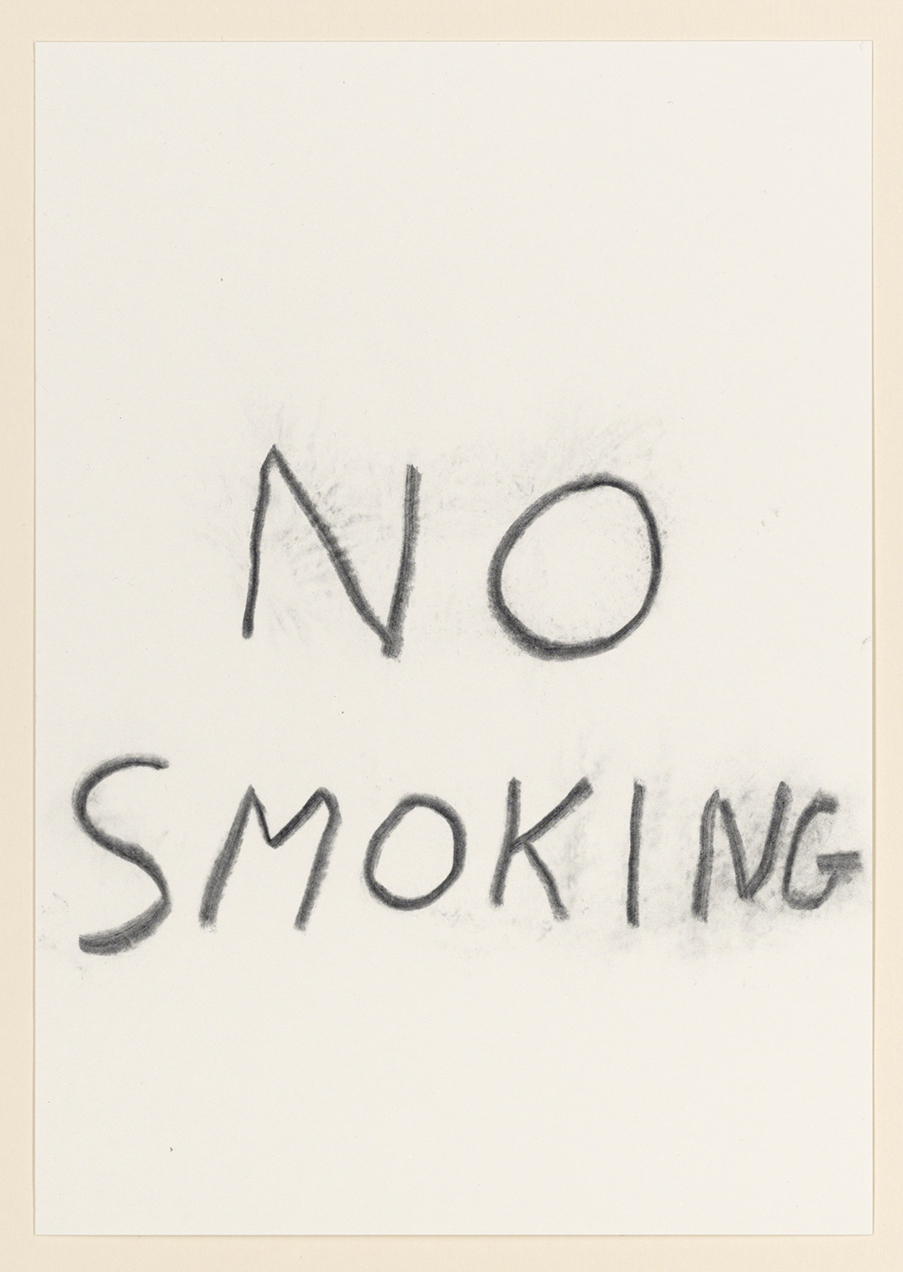 David Shrigley: ‘No Smoking’.