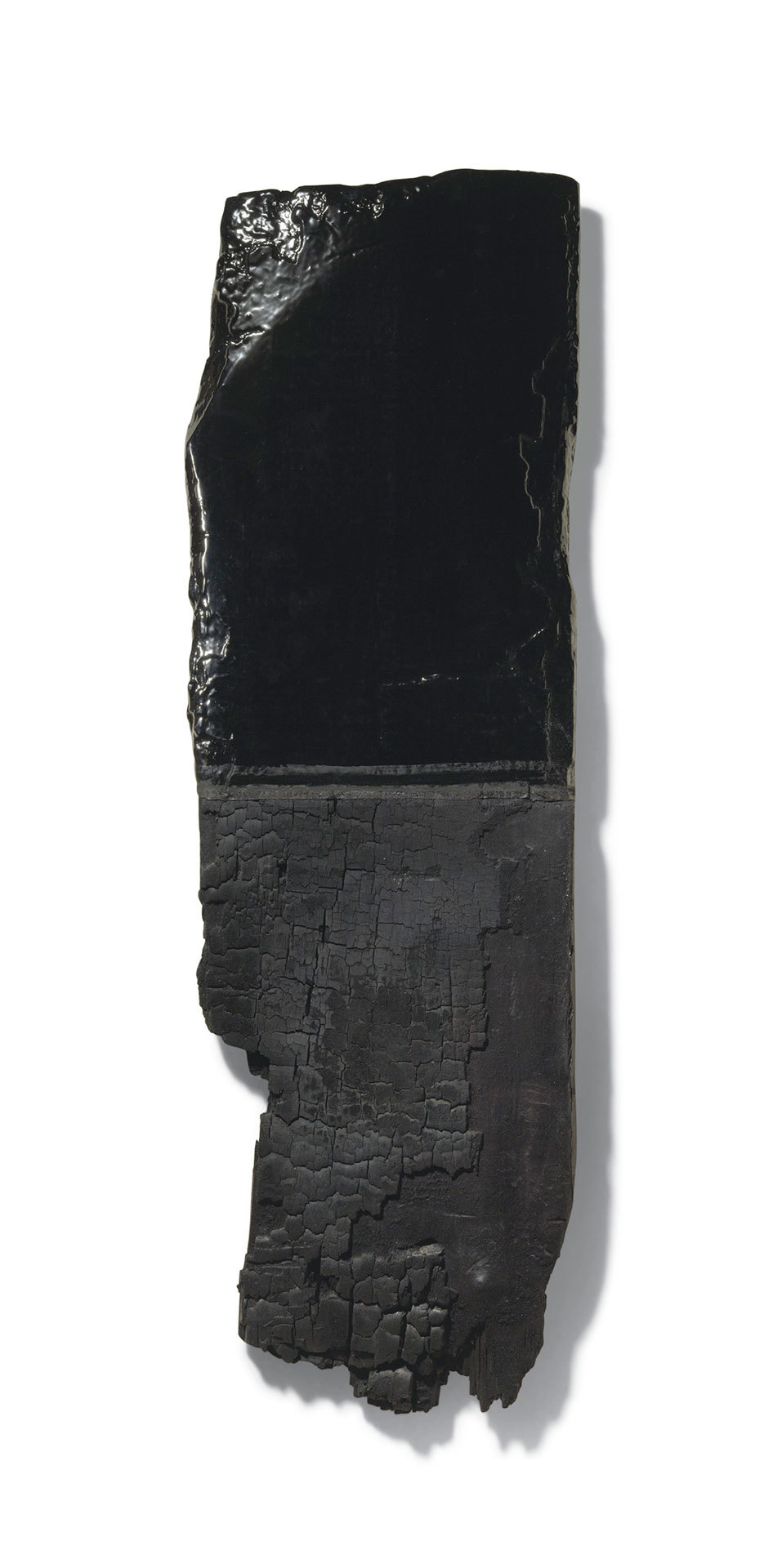 Simon Starling: ‘Layers of Darkness (Charred, Lacquered)’.